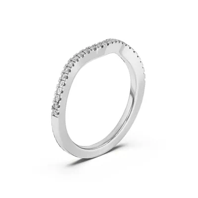 Cambridge Curved Pavé Band