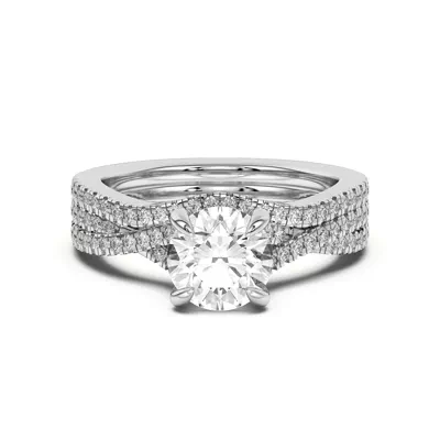 Cambridge Curved Pavé Band