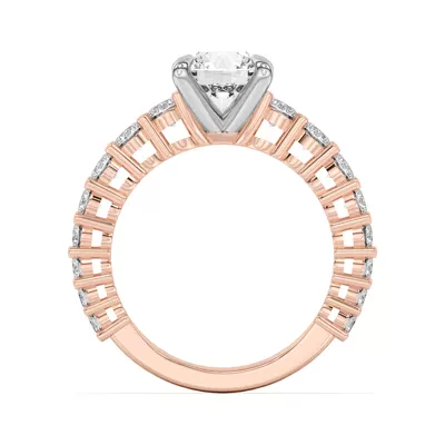 Lavelle Graduated Lab Engagement Ring