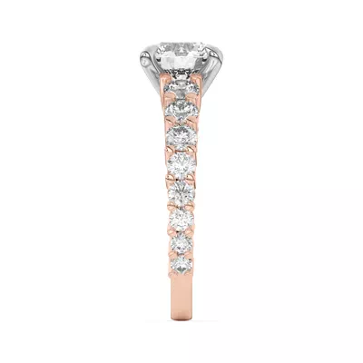 Lavelle Graduated Lab Engagement Ring