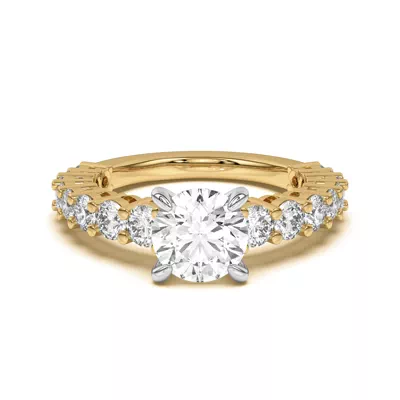 Lavelle Graduated Lab Engagement Ring