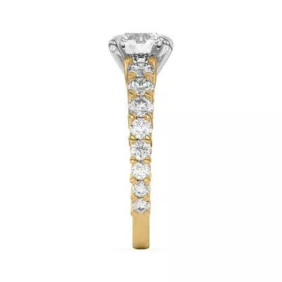 Lavelle Graduated Lab Engagement Ring