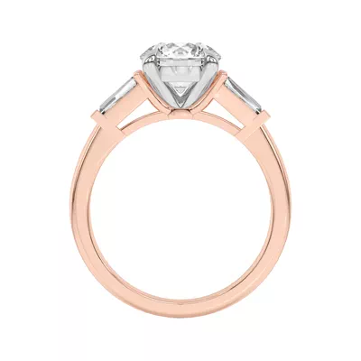 Arden Tapered Baguette Engagement Ring