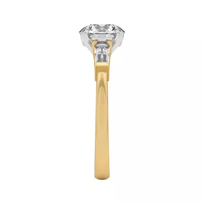 Arden Tapered Baguette Engagement Ring