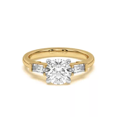 Arden Tapered Baguette Engagement Ring