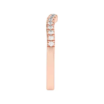 Trielle Pavé Curved Band