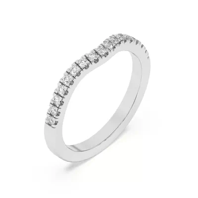 Trielle Pavé Curved Band