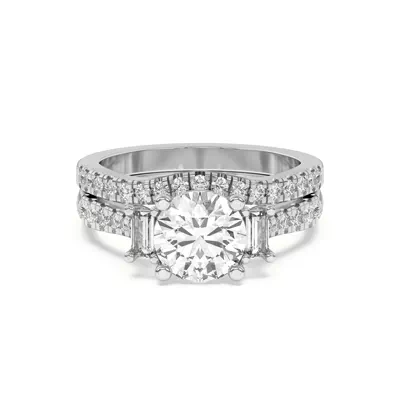Trielle Pavé Curved Band