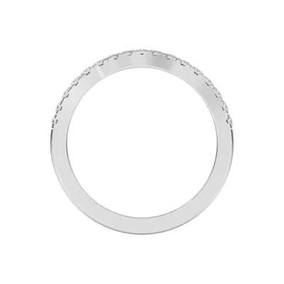 Trielle Pavé Curved Band
