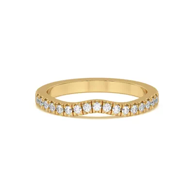 Trielle Pavé Curved Band
