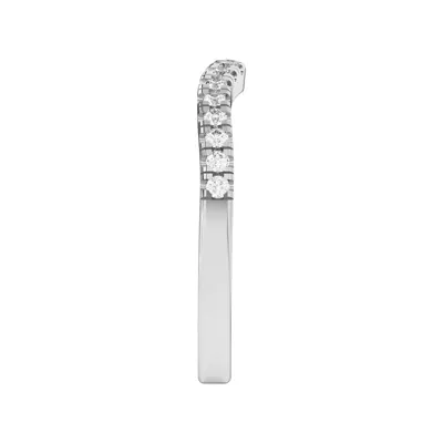 Trielle Pavé Curved Band