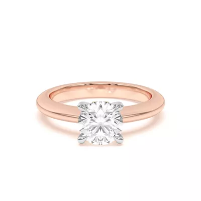 Golden Heart Engagement Ring