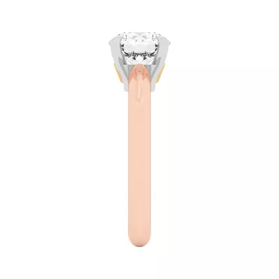 Golden Heart Engagement Ring