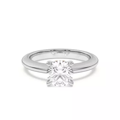 Golden Heart Engagement Ring
