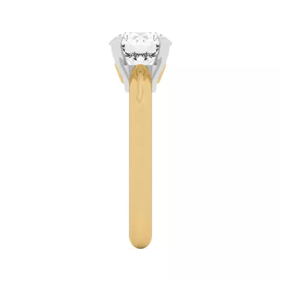 Golden Heart Engagement Ring
