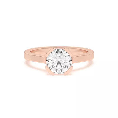 Vista Split Bezel Engagement Ring