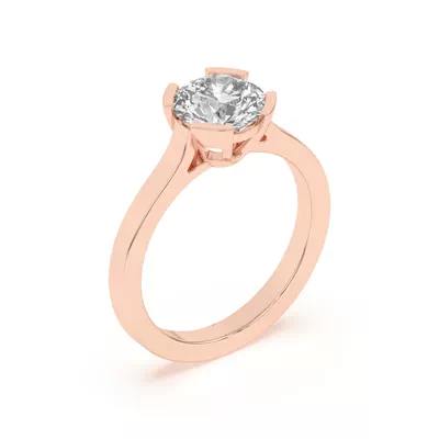 Vista Split Bezel Engagement Ring