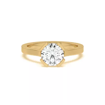 Vista Split Bezel Engagement Ring