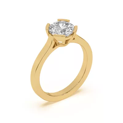 Vista Split Bezel Engagement Ring