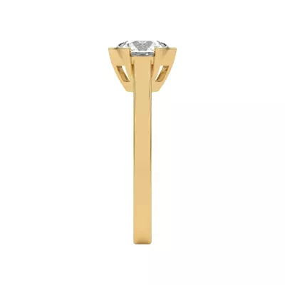 Vista Split Bezel Engagement Ring