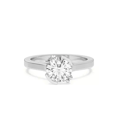 Fusion Mixed Prong Engagement Ring