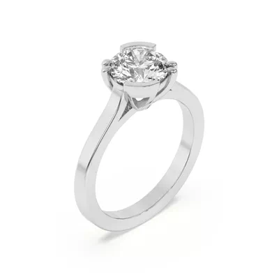 Fusion Mixed Prong Engagement Ring