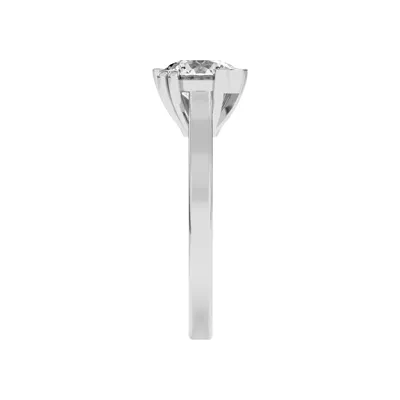 Fusion Mixed Prong Engagement Ring