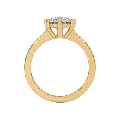 Prisma Mixed Prong Engagement Ring