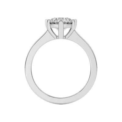 Prisma Mixed Prong Engagement Ring