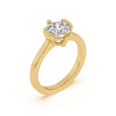 Prisma Mixed Prong Engagement Ring