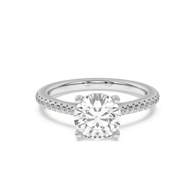 Sonja Pavé Hidden Halo Engagement Ring