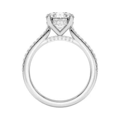 Sonja Pavé Hidden Halo Engagement Ring