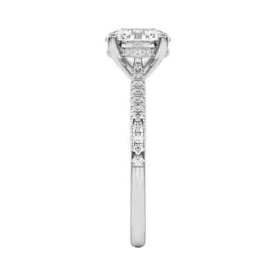 Sonja Pavé Hidden Halo Engagement Ring