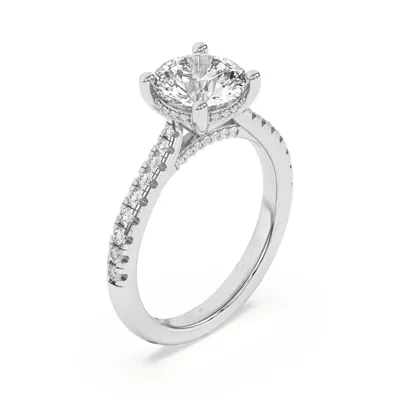 Sonja Grand Pavé Hidden Halo Engagement Ring