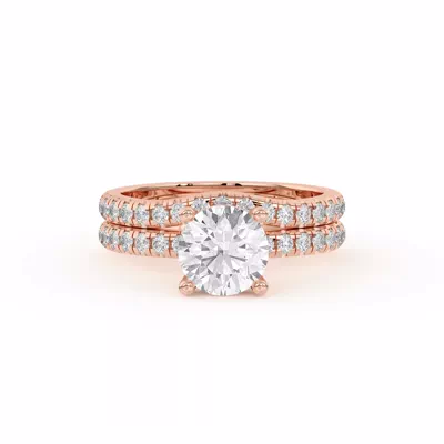 Betsy Classic Curved Pavé Band