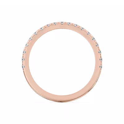 Betsy Classic Curved Pavé Band