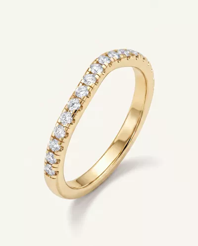 Betsy Classic Curved Pavé Band