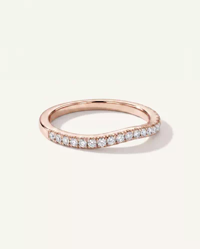 Betsy Classic Curved Pavé Band