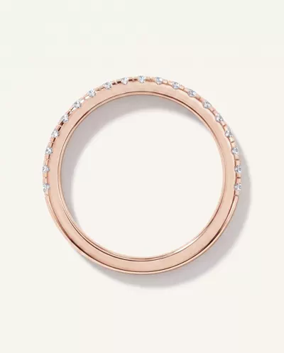 Betsy Classic Curved Pavé Band
