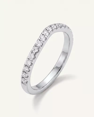 Betsy Classic Curved Pavé Band