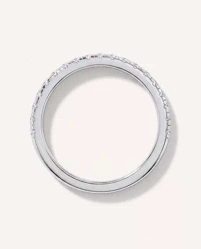 Betsy Classic Curved Pavé Band