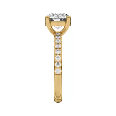 Betsy Classic Pavé Engagement Ring