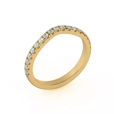 Betsy Classic Curved Pavé Band
