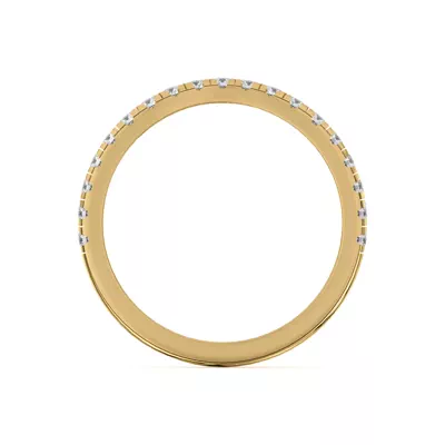 Betsy Classic Curved Pavé Band