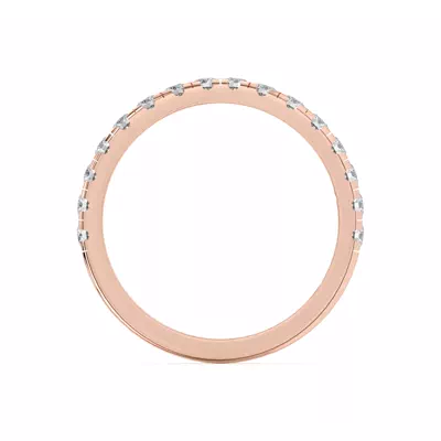 Betsy Grand Curved Lab Pavé Band