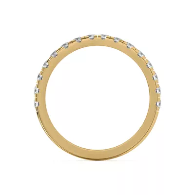 Betsy Grand Curved Lab Pavé Band