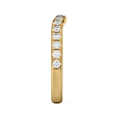 Betsy Grand Curved Lab Pavé Band