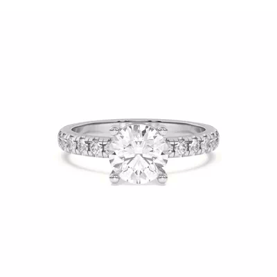 Betsy Grand Lab Pavé Engagement Ring