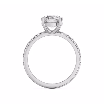 Betsy Grand Lab Pavé Engagement Ring