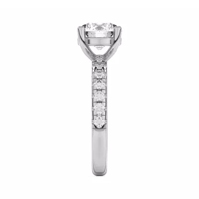 Betsy Grand Lab Pavé Engagement Ring